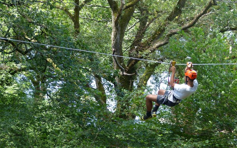 Tyrolienne géante et tyrolienne Park Evolution 2