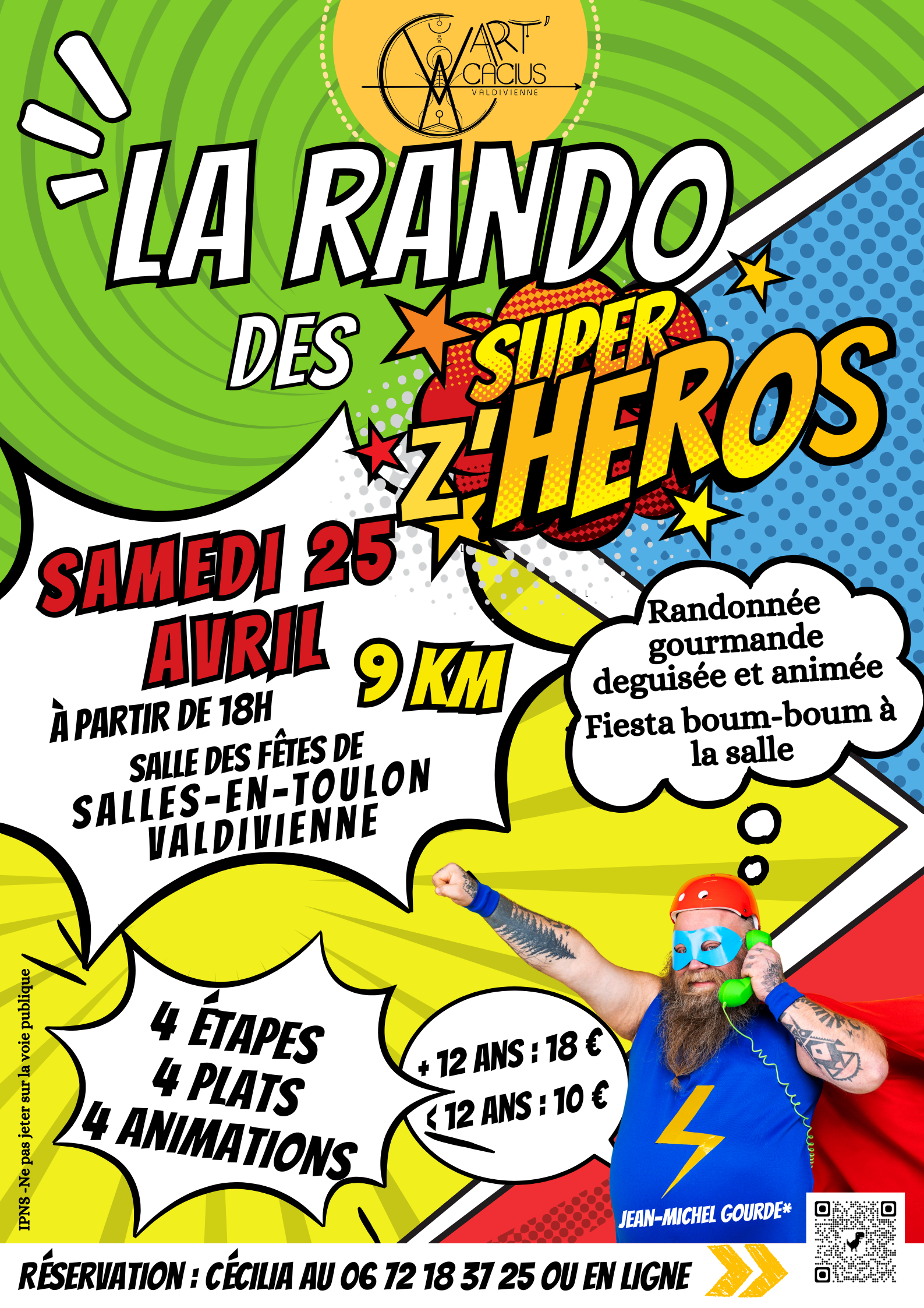Rando Gourmande Déguisée Super Z'héros — visuel événement