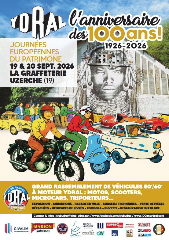 Centenaire des moteurs Ydral : "100 ans YDRAL"