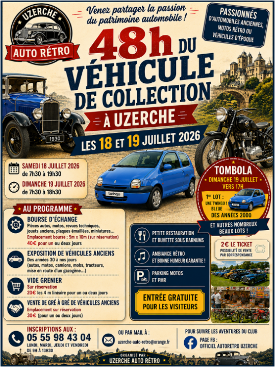 Les 48h du véhicule de collection et Vide greniers