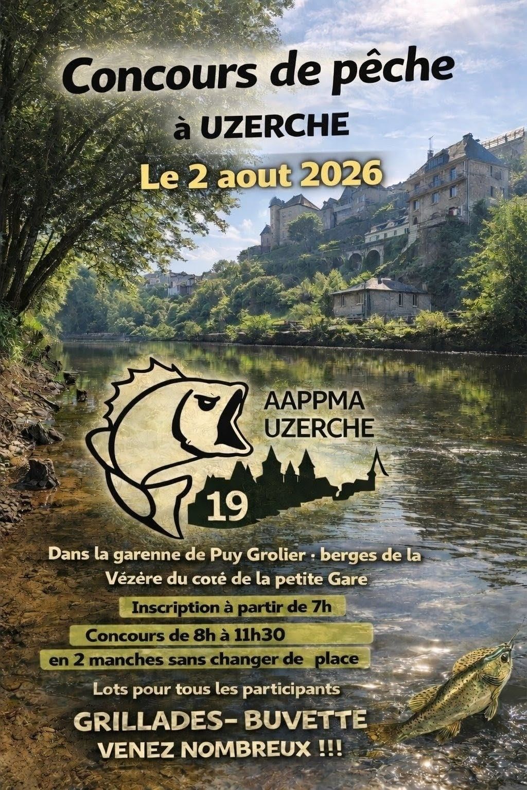 Concours de pêche — visuel événement