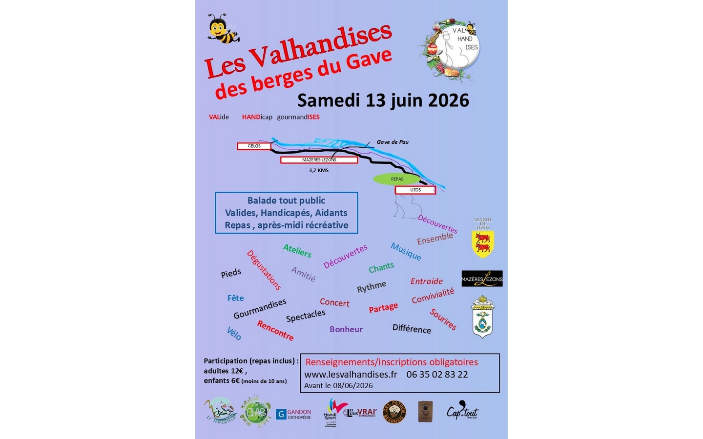 Les Valhandises des Berges du Gave — visuel événement