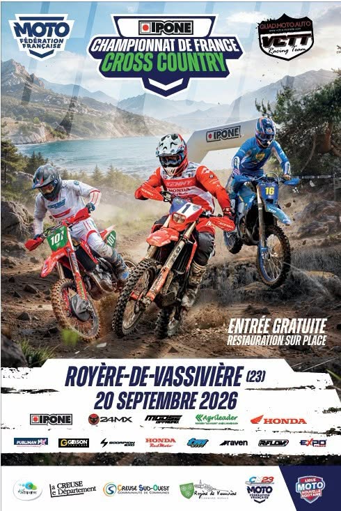 GRANDE FINALE DU CHAMPIONNAT DE FRANCE DE CROSS-COUNTRY IPONE 2026