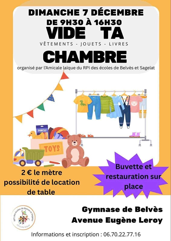 Vide ta chambre