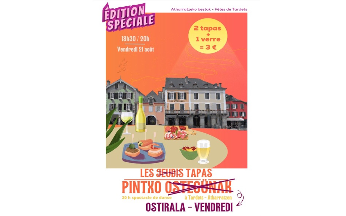 Soirée tapas et musique — visuel événement
