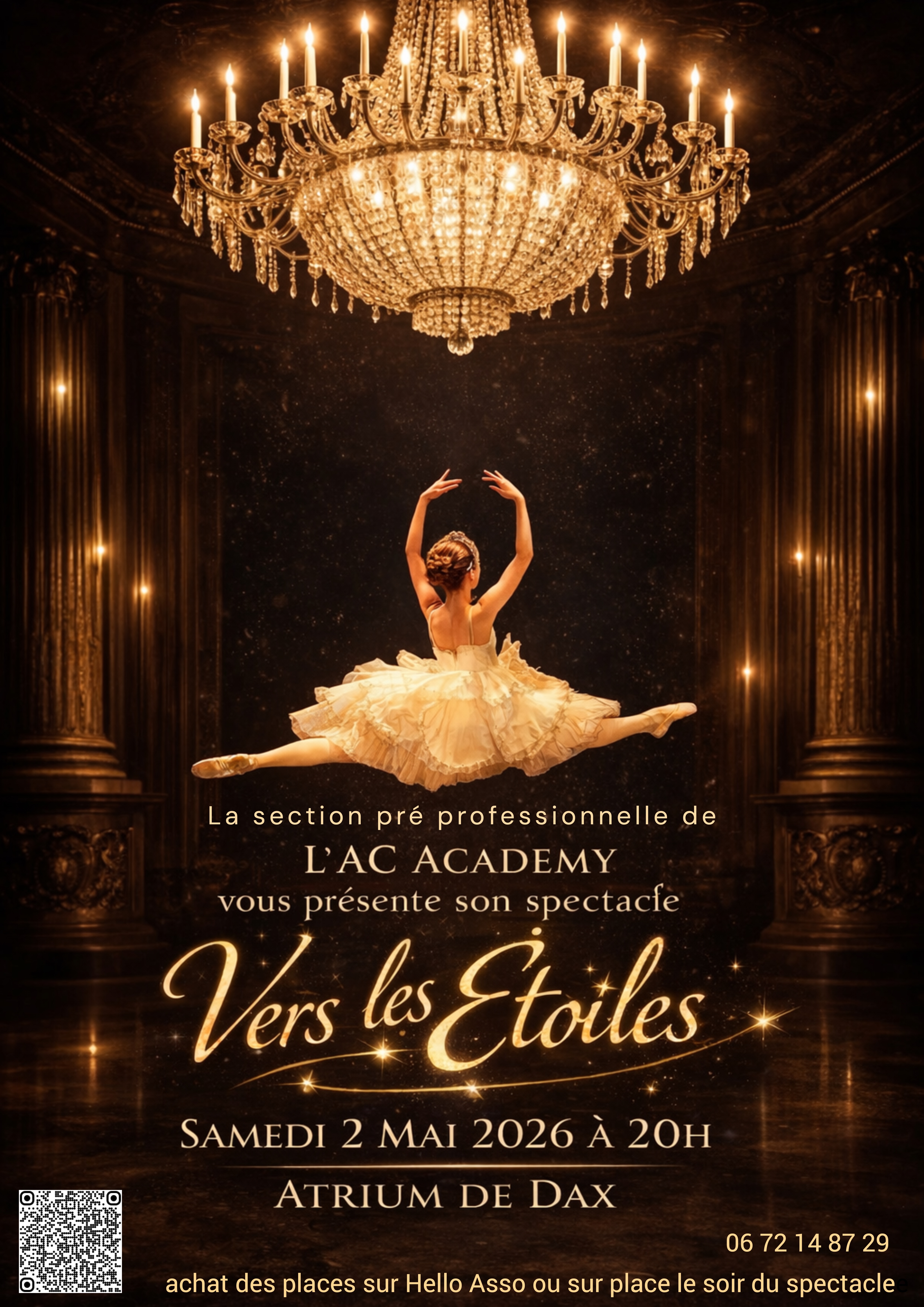 Spectacle de danse "Vers les étoiles" — visuel événement