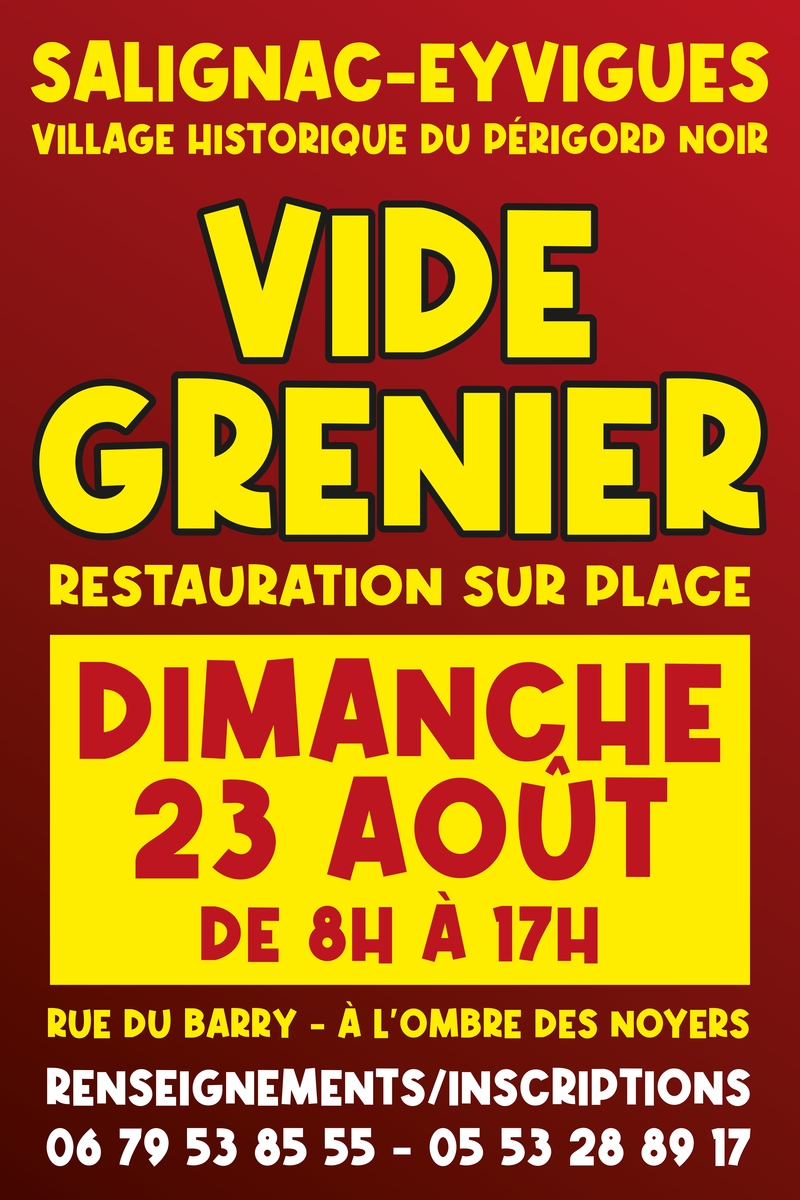 Vide-grenier à Salignac - Village Historique du Périgord Noir