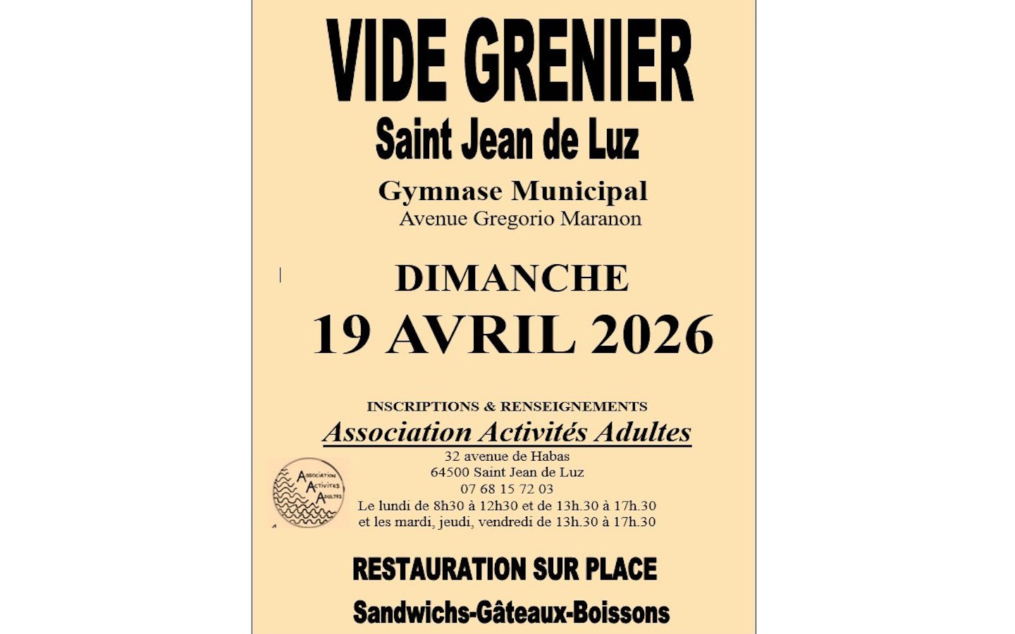Vide Grenier — visuel événement