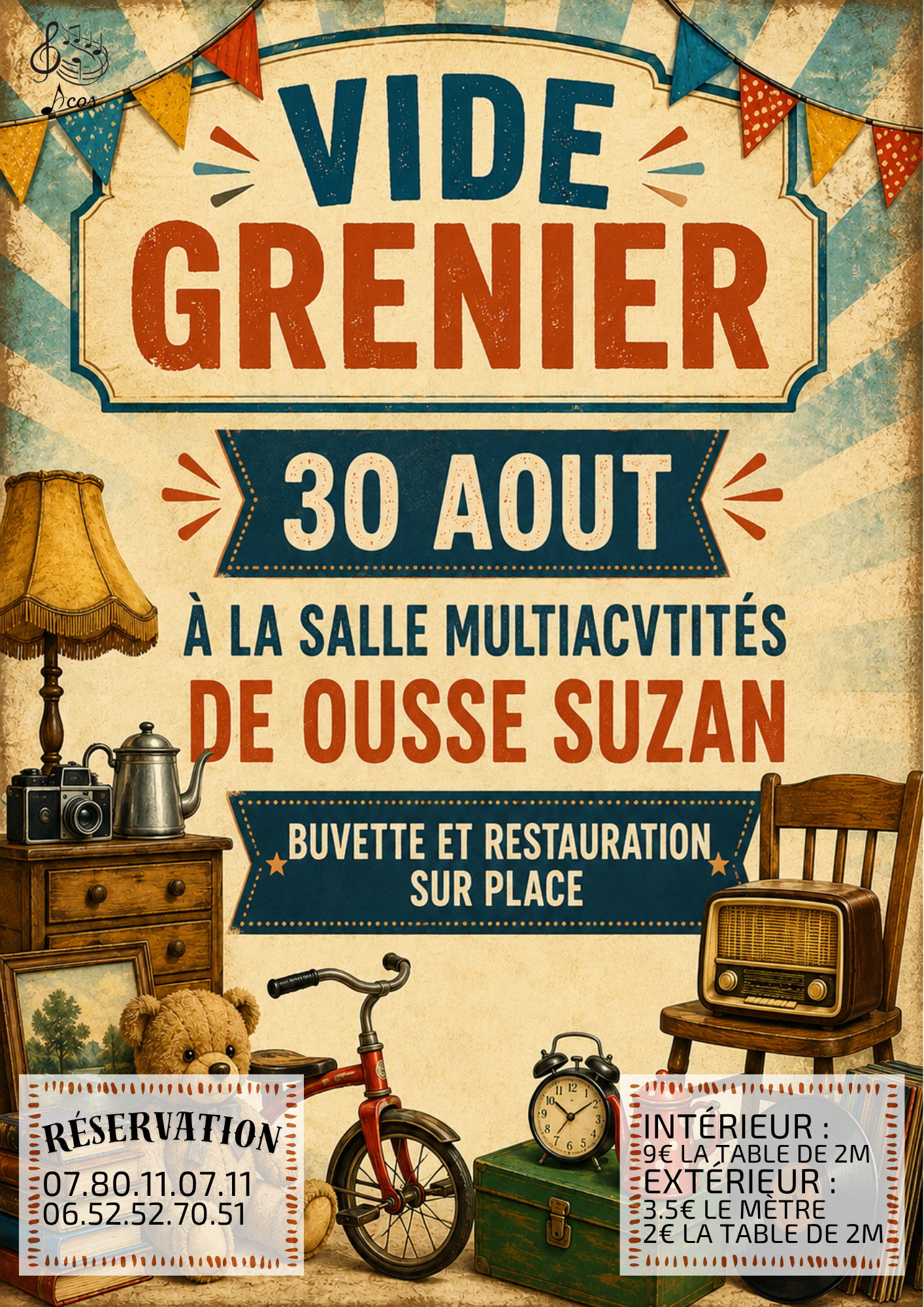 Vide grenier de l'ACOS