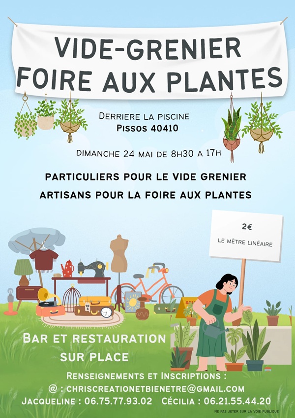 Vide-Grenier et Foire aux Plantes — visuel événement