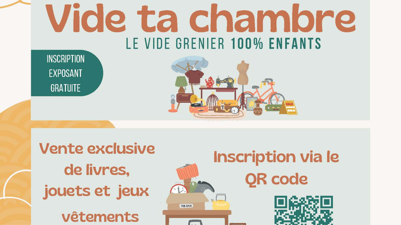 Vide ta chambre — visuel événement