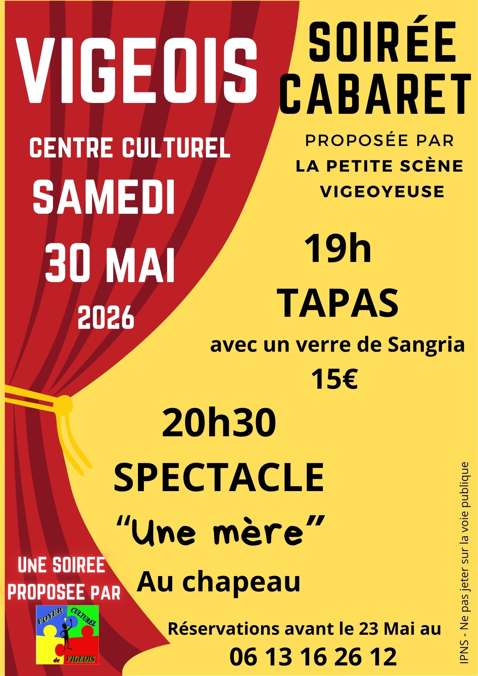 Soirée Cabaret — visuel événement