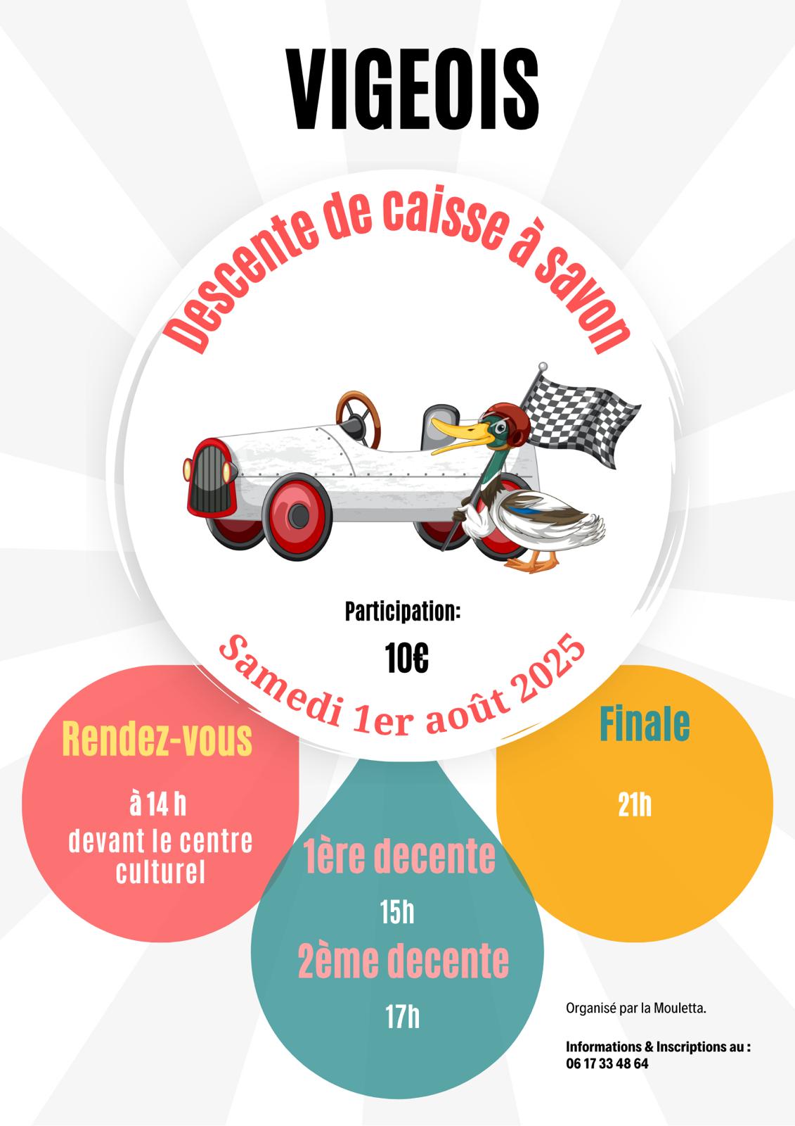 Descente de caisses à savon