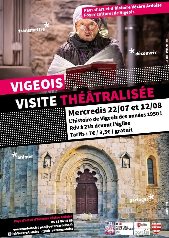 Visite théâtralisée de Vigeois