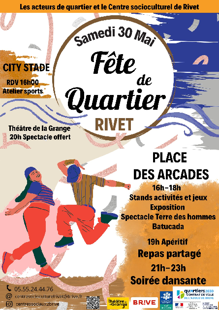 Fête de quartier (Place des Arcades) — visuel événement