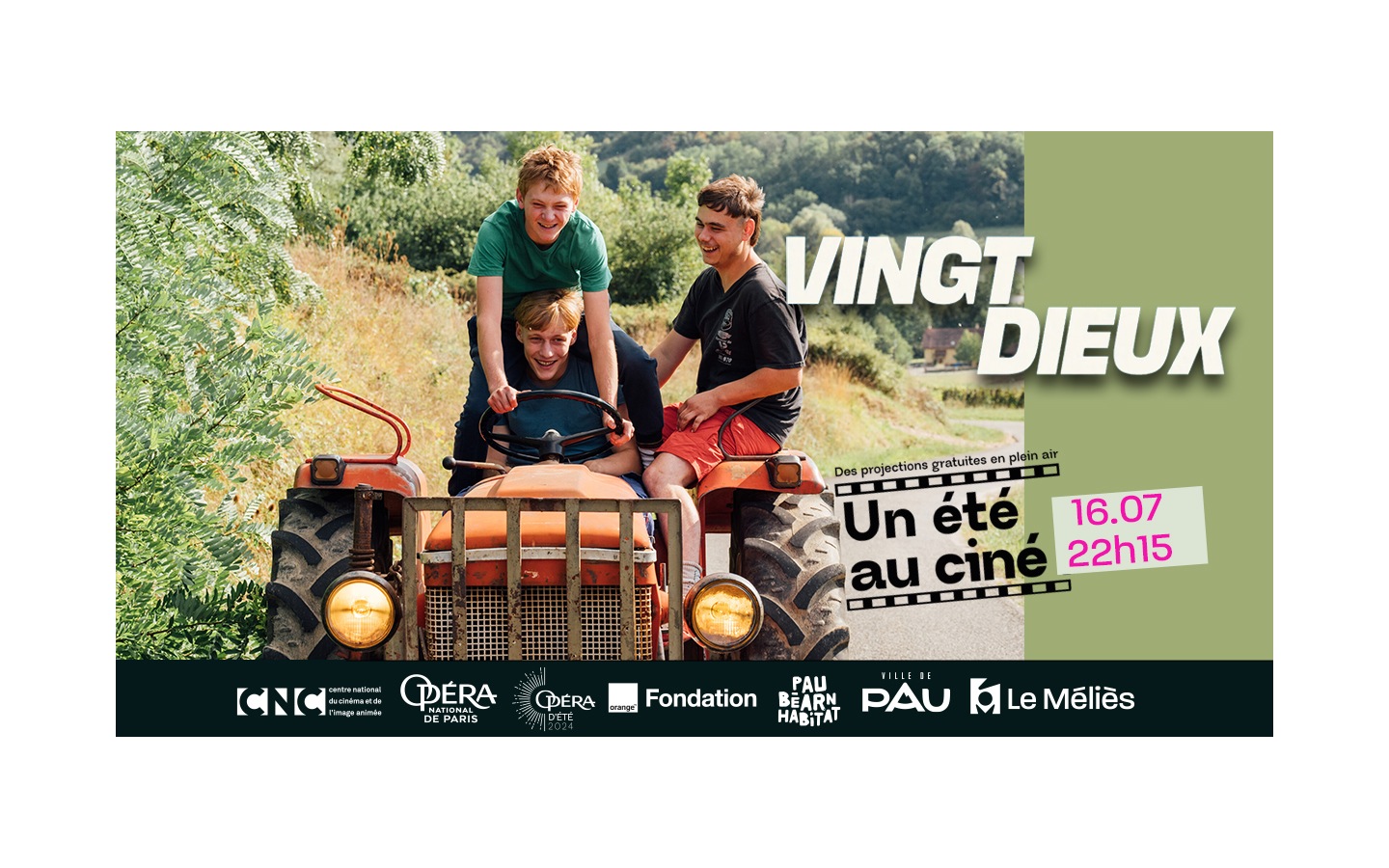 Un été au ciné - Vingt Dieux