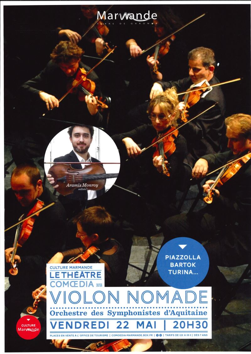 Musique Classique - Violon nomade - Orchestre des Symphonistes d'Aquitaine, Marmande - photo 3