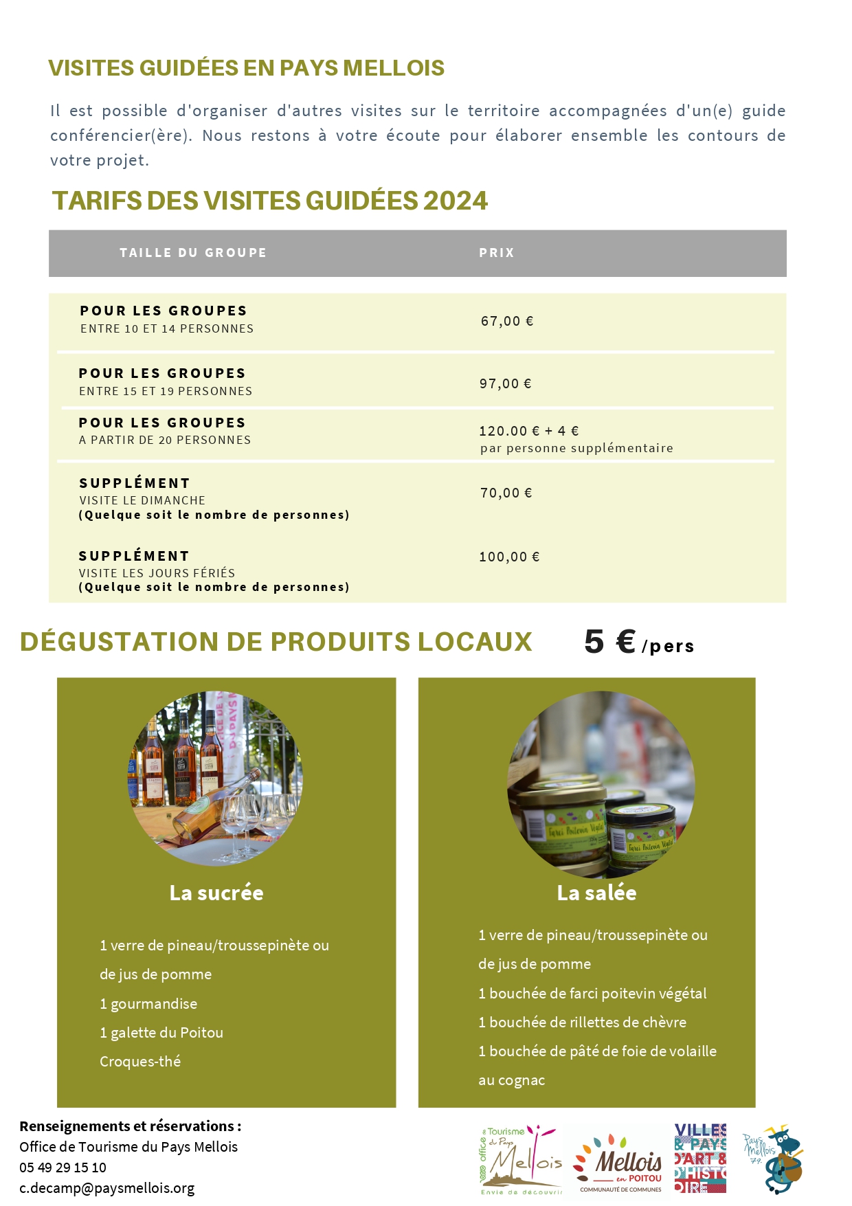 Visite guidée de Melle