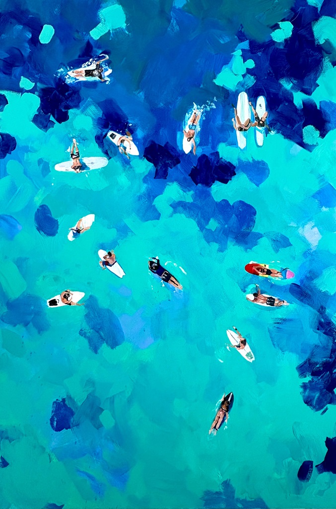 PARCC : atelier " Surfart : peins-toi en surfeur" avec Gwendoline Le Ray, artiste peintre