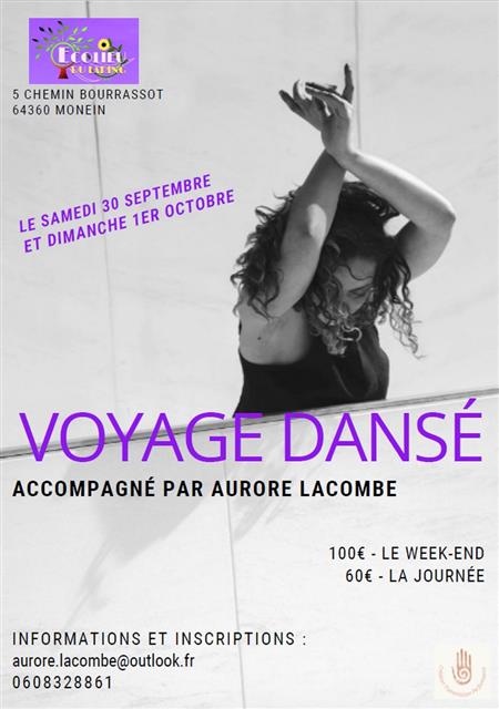 Stage de danse : Voyage dansé Stage de danse : Voyage dansé