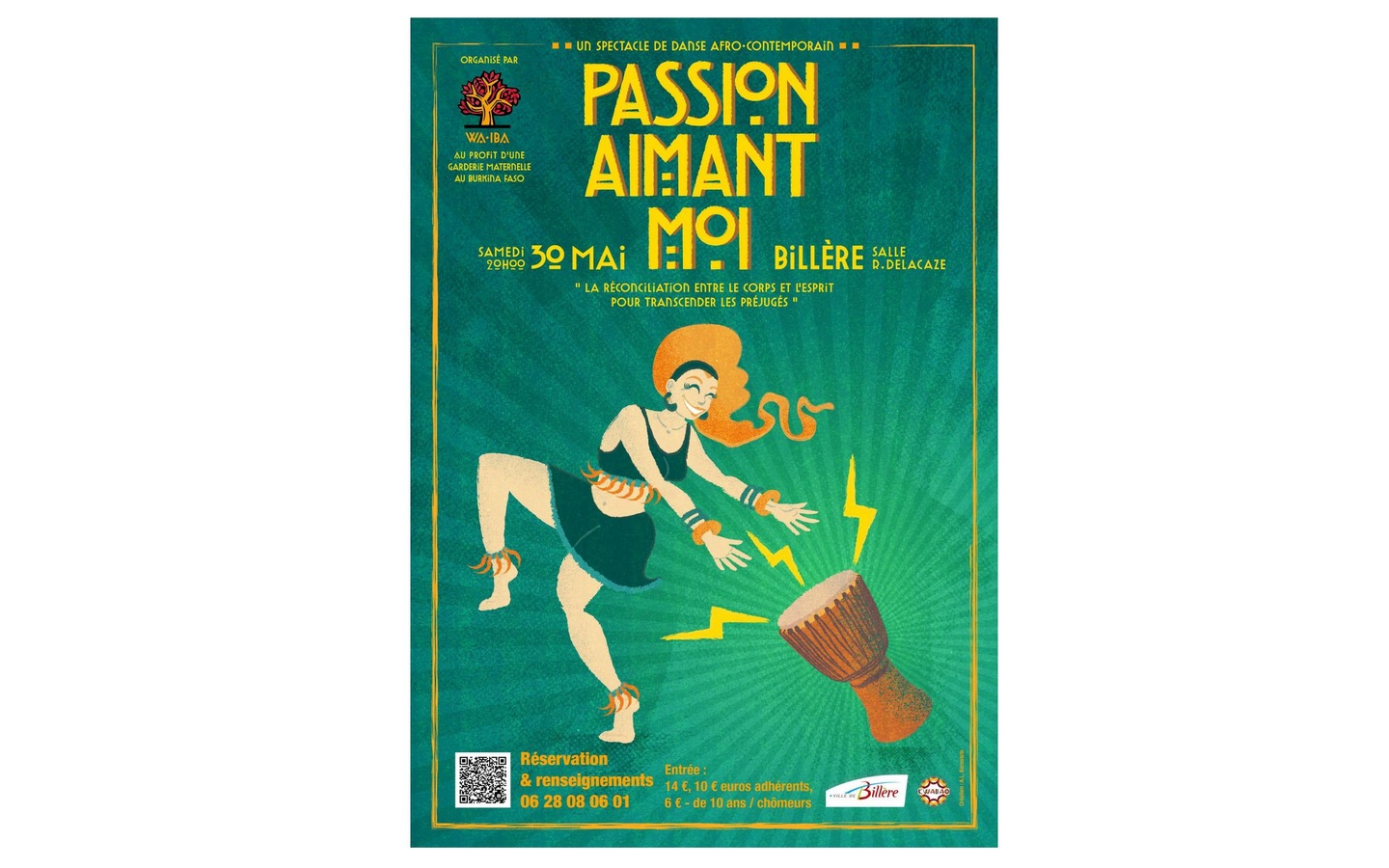 Danse afro contemporaine et percussions