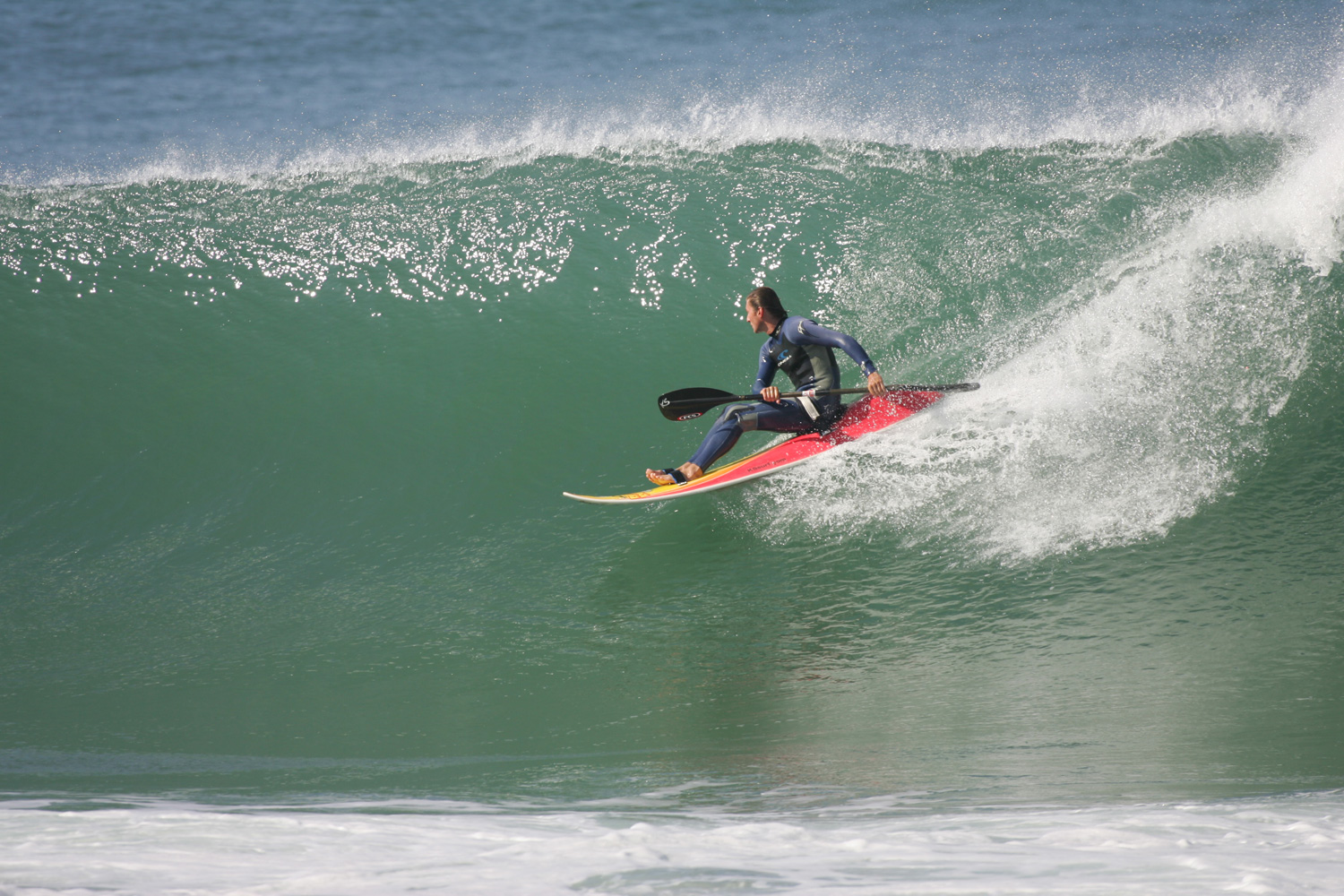 Coupe du 64 de waveski surfing