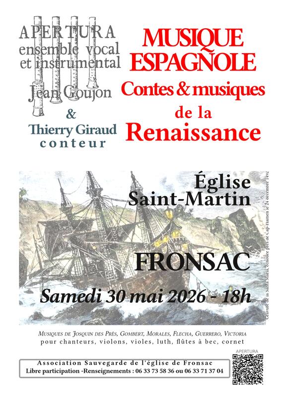 Musique Espagnole Contes & musiques de la Renaissance — visuel événement