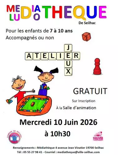 Atelier jeux — visuel événement