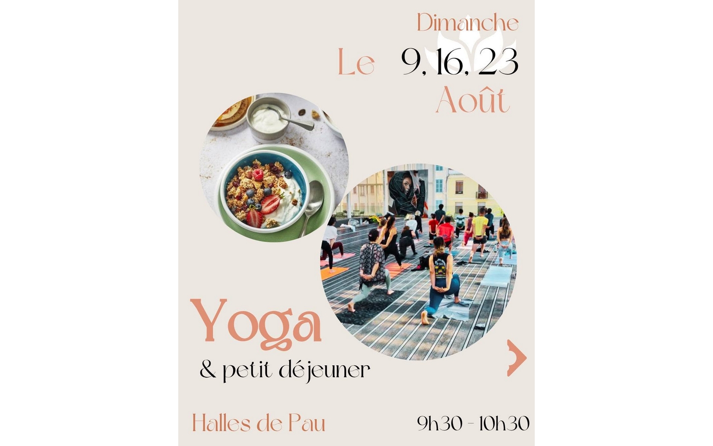 Halles de Pau - Yoga: les matinales bien-être