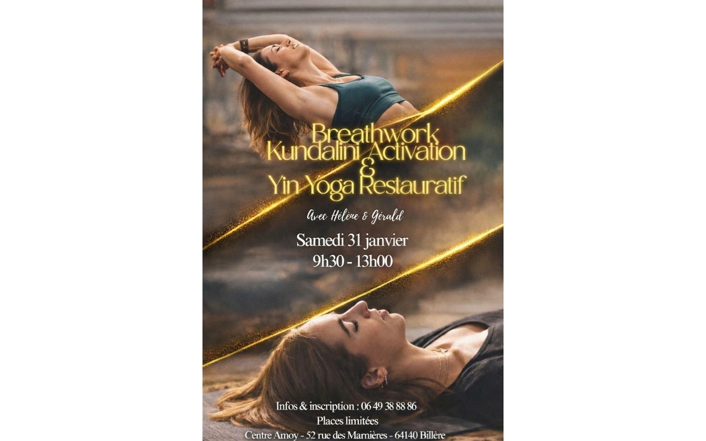 Breathwork, kundalini activation & yin yoga restauratif